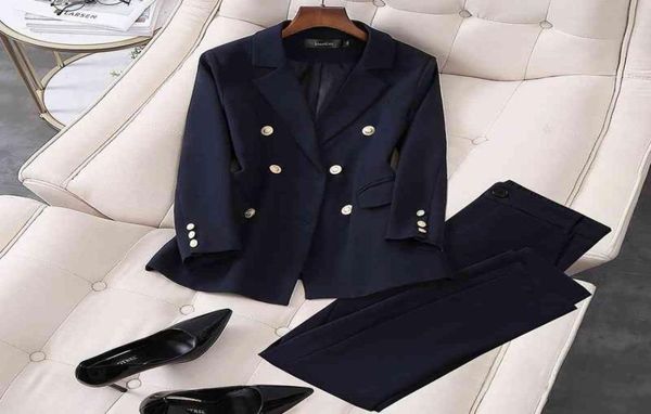 l5xl large size suit navy blue jacket interview professional women longsleeved pants 2105278479302, White
l5xl large size suit navy blue jacket interview professional women longsleeved pants 2105278479302, White