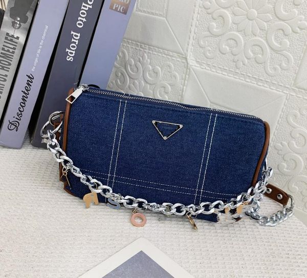 western style all-matching underarm bag chain letter shoulder bags new french fashion popular leisure denim bag
western style all-matching underarm bag chain letter shoulder bags new french fashion popular leisure denim bag