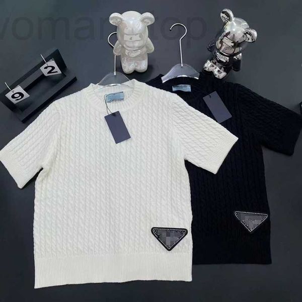 women's t-shirt designer 23 summer new p family solid wave pattern inverted triangle diamond round neck fashion temperament short sleev, White
women's t-shirt designer 23 summer new p family solid wave pattern inverted triangle diamond round neck fashion temperament short sleev, White