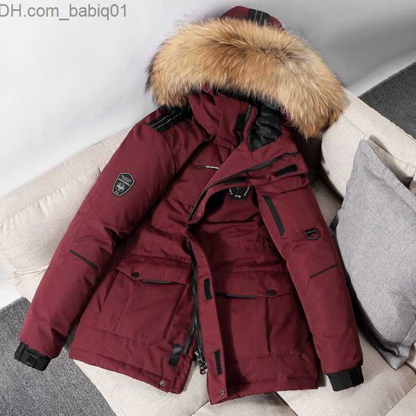 men's down parkas outdoor men's down jacket warm thick puffer jacket men casual white duck down coat fur collar winter parka men c, Black
men's down parkas outdoor men's down jacket warm thick puffer jacket men casual white duck down coat fur collar winter parka men c, Black
