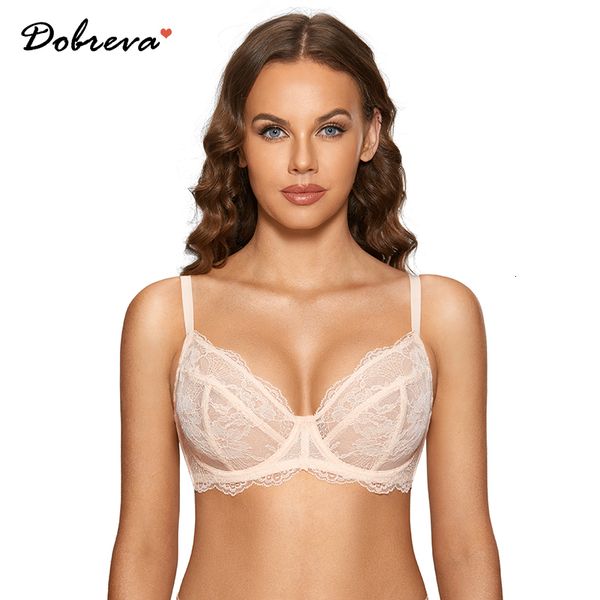 bras dobreva women's floral lace bra see through plunge sheer transparent underwire unlined plus size minimizer 230803, Red;black
bras dobreva women's floral lace bra see through plunge sheer transparent underwire unlined plus size minimizer 230803, Red;black