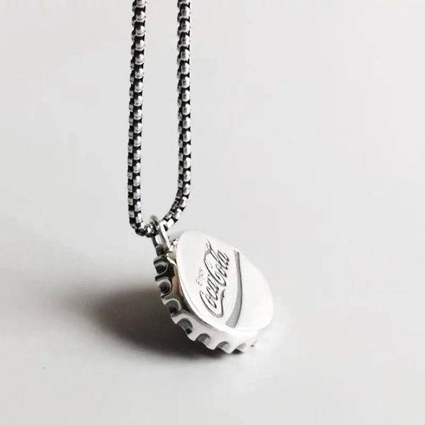 pendant necklaces retro fashion disco male female personality necklace coke bottle cap niche ins punk hip hop wholesale 230802, Silver
pendant necklaces retro fashion disco male female personality necklace coke bottle cap niche ins punk hip hop wholesale 230802, Silver