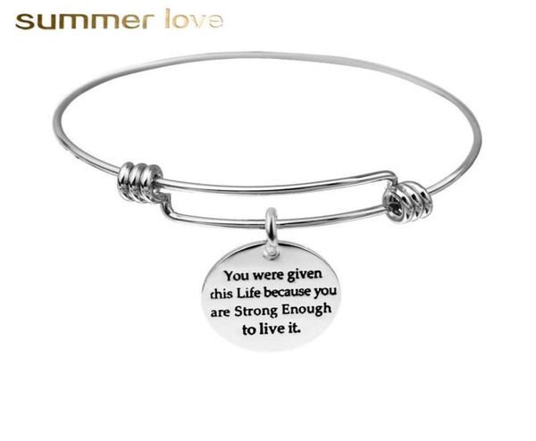 stainless steel inspirational charm bracelet bangle expandable sliver color wire bangle for your friend jewelry gift1162100, Black
stainless steel inspirational charm bracelet bangle expandable sliver color wire bangle for your friend jewelry gift1162100, Black