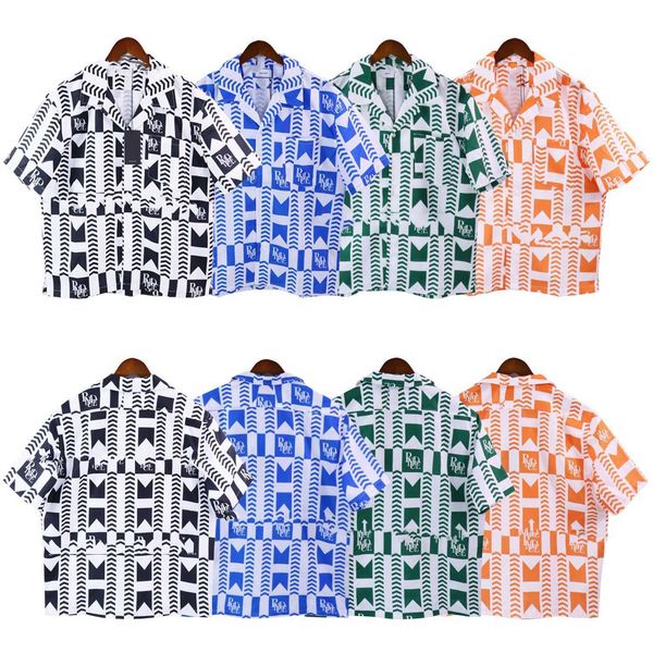springsummer new rhude stripe high street casual loose short sleeve shirt beautiful trend fashion tshirt quality short sleeves fashion lapel, White;black
springsummer new rhude stripe high street casual loose short sleeve shirt beautiful trend fashion tshirt quality short sleeves fashion lapel, White;black
