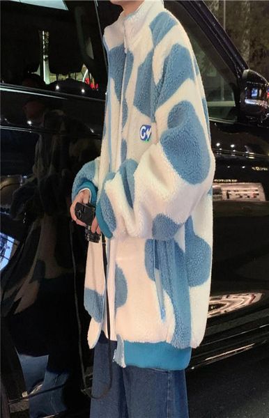 milk cow pattern fleece jacket for men 2020 winter fashion trend warm clothes teenager loose fit padded coat harajuku streetwear4263797, Black
milk cow pattern fleece jacket for men 2020 winter fashion trend warm clothes teenager loose fit padded coat harajuku streetwear4263797, Black