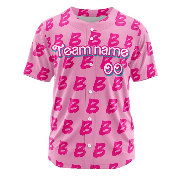 women's customized barbie cool baseball jersey shirt size s-6xl men and kids, Blue;black
women's customized barbie cool baseball jersey shirt size s-6xl men and kids, Blue;black