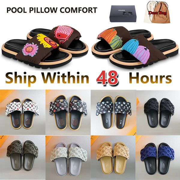 new luxury slippers sandals women pool pillow comfort embossed mules sliders men womens designer slides slipper waterfront embossed mule rub, Black
new luxury slippers sandals women pool pillow comfort embossed mules sliders men womens designer slides slipper waterfront embossed mule rub, Black