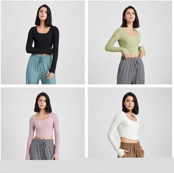 active sets rib nude yoga suit long sleeve with chest pad fitness t-shirt running outwear bra sports bra
active sets rib nude yoga suit long sleeve with chest pad fitness t-shirt running outwear bra sports bra