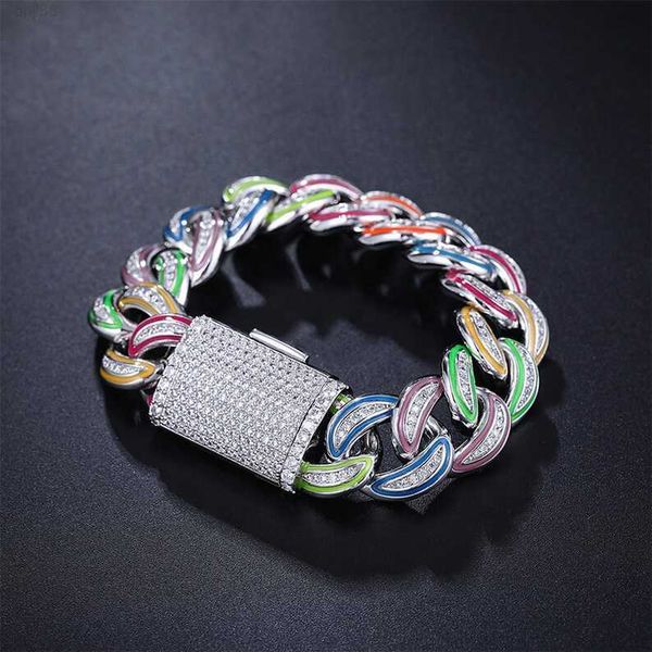 hip hop rapper style 925 silver gold plated miami 18mm moissanite bracelet cuban chain iced out jewelry
hip hop rapper style 925 silver gold plated miami 18mm moissanite bracelet cuban chain iced out jewelry