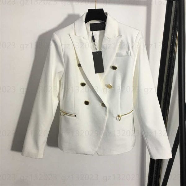 work blazer women designer office jacket customized b monogrammed double-breasted zip up pockets slim fit blazers white black 2 color women
work blazer women designer office jacket customized b monogrammed double-breasted zip up pockets slim fit blazers white black 2 color women
