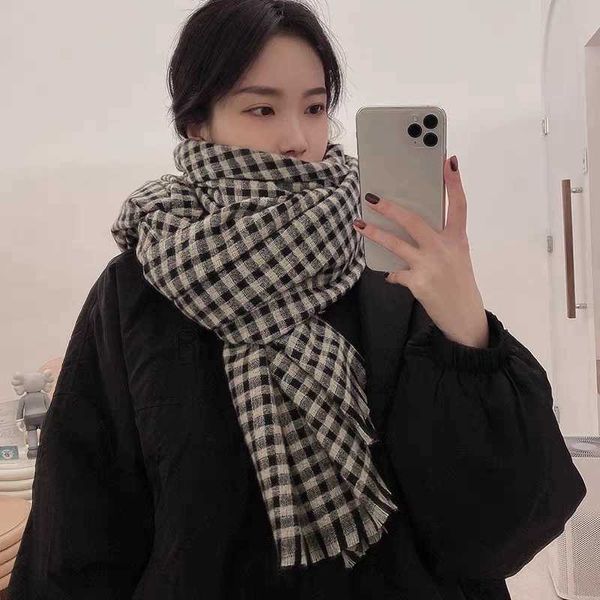 small plaid scarf for women's autumn and winter korean version imitation cashmere men women with thick warm shawl, Blue;gray
small plaid scarf for women's autumn and winter korean version imitation cashmere men women with thick warm shawl, Blue;gray