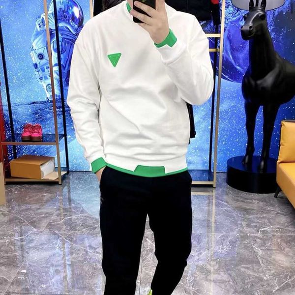 bottega bv new men's pure cotton sweater european fashion brand bv green triangle standard fake two piece cotton loose and versatile, Black
bottega bv new men's pure cotton sweater european fashion brand bv green triangle standard fake two piece cotton loose and versatile, Black