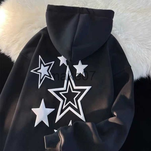 men's hoodies sweatshirts high street y2k autumn and winter hooded zipup star hoodie hoodies couple jacket stitch trend american style, Black
men's hoodies sweatshirts high street y2k autumn and winter hooded zipup star hoodie hoodies couple jacket stitch trend american style, Black