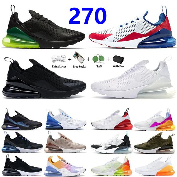with box 270 270s mens womens running shoes sneakers anthracite core triple black white tiger usa red white mesh cactus medium olive outdoor
with box 270 270s mens womens running shoes sneakers anthracite core triple black white tiger usa red white mesh cactus medium olive outdoor