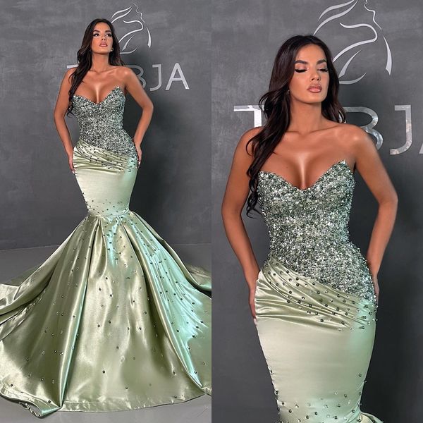 elegant light green mermaid evening dresses sequins sweetheart formal party prom dress pearls beads red carpet long dresses for special occa, Black;red
elegant light green mermaid evening dresses sequins sweetheart formal party prom dress pearls beads red carpet long dresses for special occa, Black;red