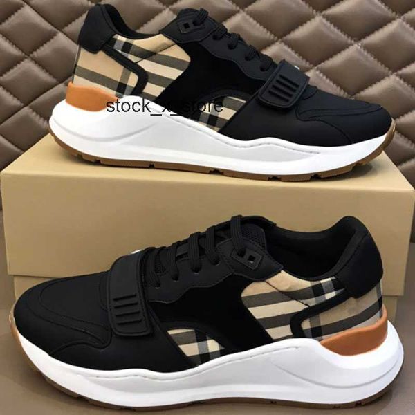 fashion autumn mens sports shoes calfskin and canvas stitching burberies classic soft breathable original version increased 5cm burbreries m, Black
fashion autumn mens sports shoes calfskin and canvas stitching burberies classic soft breathable original version increased 5cm burbreries m, Black