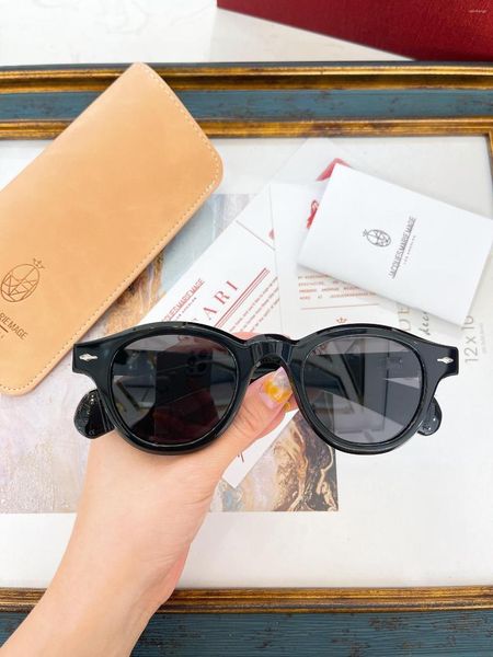 sunglasses jacques marie mage thick acetate women men uv400 protection vintage retro classcial with case oculos balzac, White;black
sunglasses jacques marie mage thick acetate women men uv400 protection vintage retro classcial with case oculos balzac, White;black