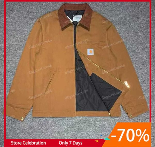 carhart designer mens jackets wip thick detroit american work clothes cotton jacket men women couple coat motion design 675ess, Black;brown
carhart designer mens jackets wip thick detroit american work clothes cotton jacket men women couple coat motion design 675ess, Black;brown