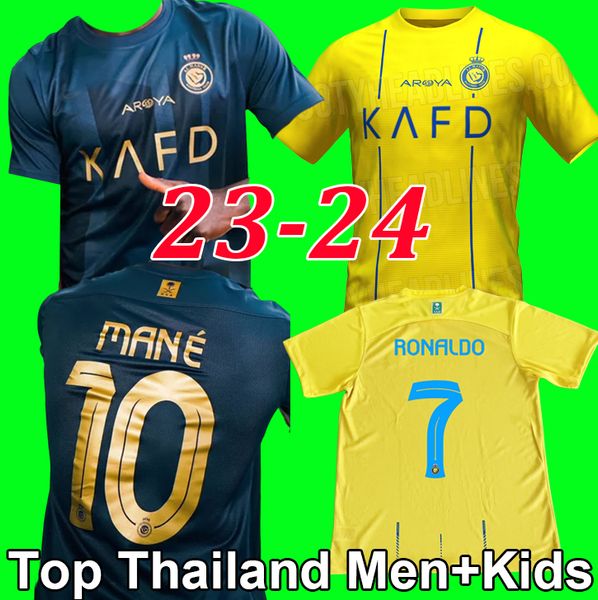 23 24 al nassr fc soccer jerseys special sadio mane portuguese ronaldo 2023 22 23 cr7 gonzalo martinez talisca ghislain konan vincent men fo, Black;yellow
23 24 al nassr fc soccer jerseys special sadio mane portuguese ronaldo 2023 22 23 cr7 gonzalo martinez talisca ghislain konan vincent men fo, Black;yellow