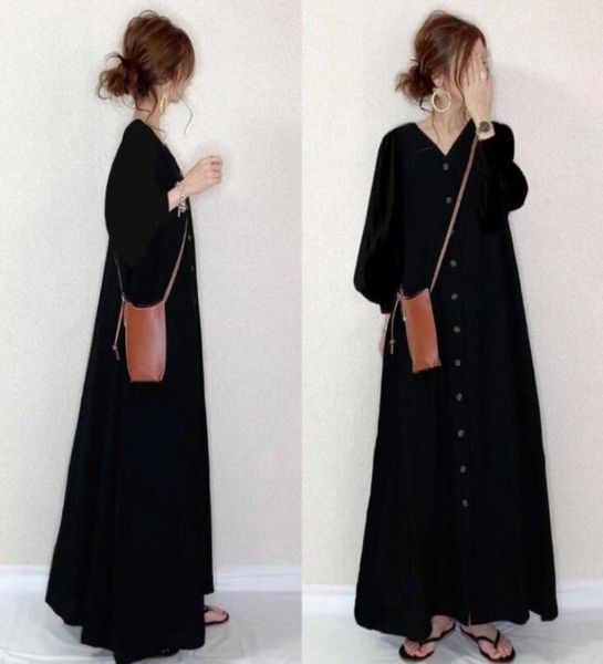 casual dresses 2022 spring japanese simple solid color vneck long sleeve dress high waist thin loose women aline tide3211717, Black;gray
casual dresses 2022 spring japanese simple solid color vneck long sleeve dress high waist thin loose women aline tide3211717, Black;gray