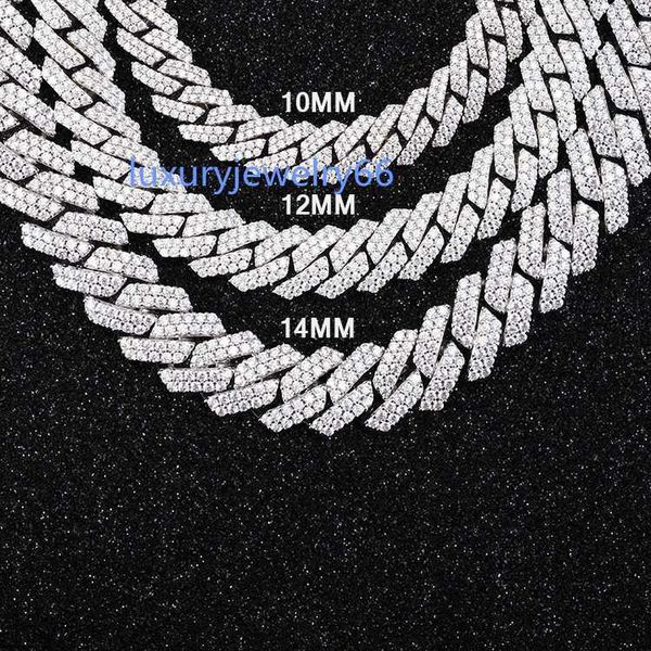 yu ying customization miami style chain bracelet s925 sterling silver two rows vvs moissanite diamond cuban chain for hiphop
yu ying customization miami style chain bracelet s925 sterling silver two rows vvs moissanite diamond cuban chain for hiphop