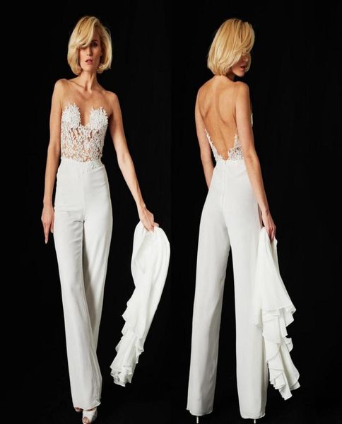 custom made lace jumpsuit evening dresses detachable train qatar 2023 illusion bodice chiffon backless beach bridal gowns9469750, Black;red
custom made lace jumpsuit evening dresses detachable train qatar 2023 illusion bodice chiffon backless beach bridal gowns9469750, Black;red
