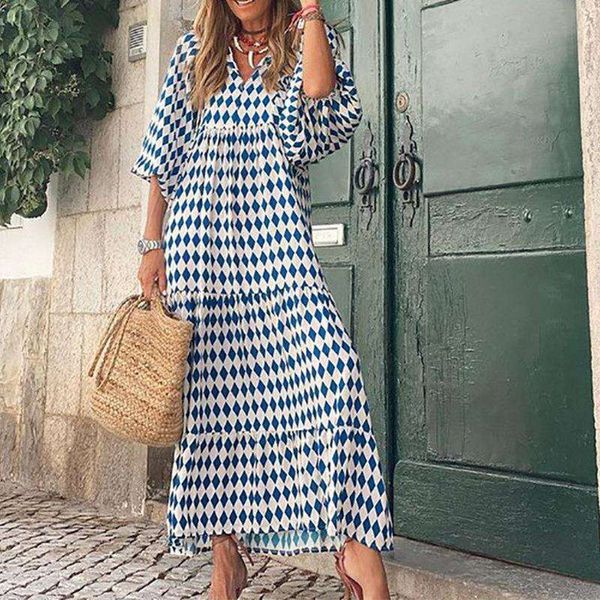 spring and autumn style geometric pieced puff sleeve dress womens street explosion large size, Black;gray
spring and autumn style geometric pieced puff sleeve dress womens street explosion large size, Black;gray