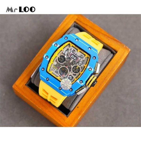 luxury mechanical watch richar mills rm11-03 fully automatic mechanical movement sapphire mirror rubber watchband crmq5rct, Slivery;black
luxury mechanical watch richar mills rm11-03 fully automatic mechanical movement sapphire mirror rubber watchband crmq5rct, Slivery;black