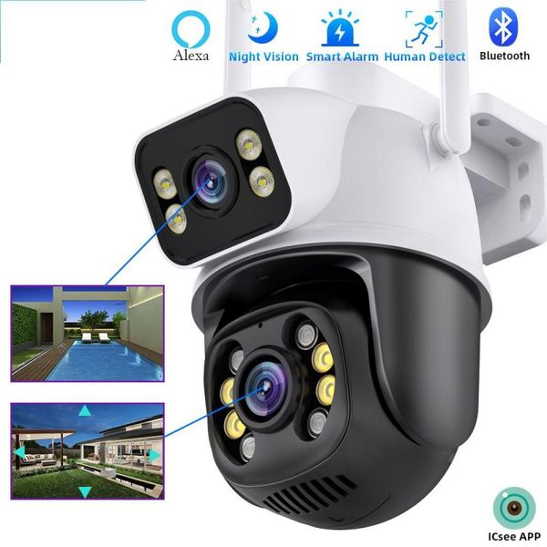 wifi surveillance cameras 4k waterproof outdoor wireless security camera dual lens security protection icsee ip camera ai track
wifi surveillance cameras 4k waterproof outdoor wireless security camera dual lens security protection icsee ip camera ai track