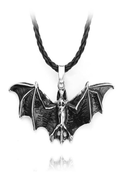 fashion men braided genuine leather cord necklace with classic bat pendant for halloween european american punk jewelry3228127, Silver
fashion men braided genuine leather cord necklace with classic bat pendant for halloween european american punk jewelry3228127, Silver