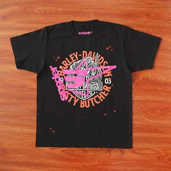 men pink thug sp5der 555555 printed spider web pattern cotton h2y style short sleeves hip hop size s-xl hellstar bsok, White;black 
men pink thug sp5der 555555 printed spider web pattern cotton h2y style short sleeves hip hop size s-xl hellstar bsok, White;black