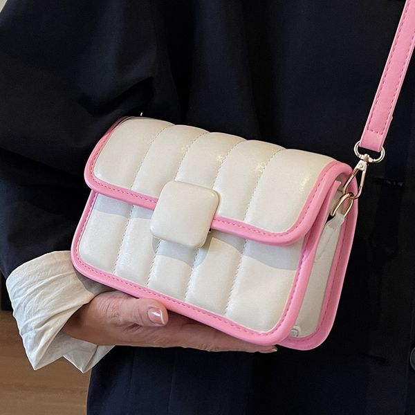 evening bags women's pink square handbag stylish contrast color ladies small flap shoulder bags quality pu leather female chic crossbod
evening bags women's pink square handbag stylish contrast color ladies small flap shoulder bags quality pu leather female chic crossbod