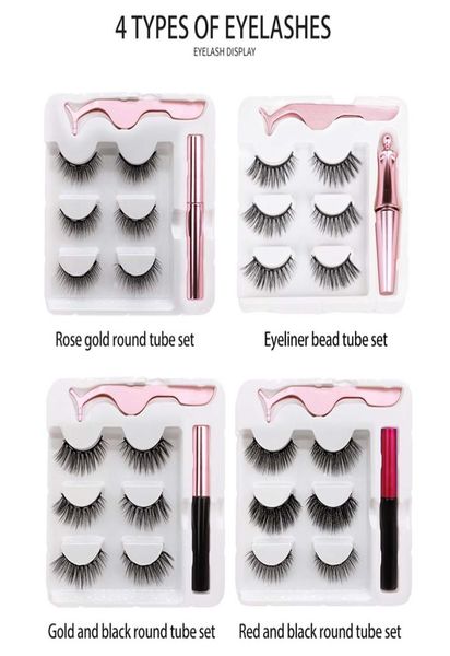 3 pairs magnetic eyelashes false lashes liquid eyeliner tweezer eye makeup set 3d magnet natural reusable no glue needed9728906
3 pairs magnetic eyelashes false lashes liquid eyeliner tweezer eye makeup set 3d magnet natural reusable no glue needed9728906