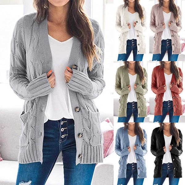 autumn/winter new cardigan sweater women's v-neck single breasted long sleeve knitted shirt coat, White;black
autumn/winter new cardigan sweater women's v-neck single breasted long sleeve knitted shirt coat, White;black