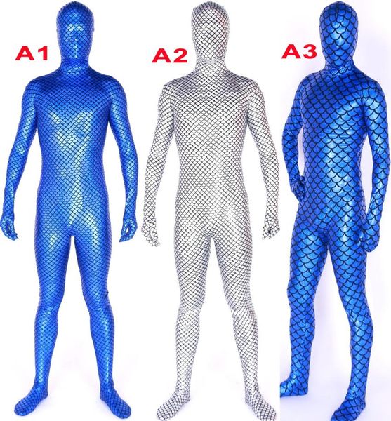 blue and silver shiny lycra metallic fish scale mermaid catsuit costume fishscale tights costumes full outfit p0565680028, Black
blue and silver shiny lycra metallic fish scale mermaid catsuit costume fishscale tights costumes full outfit p0565680028, Black