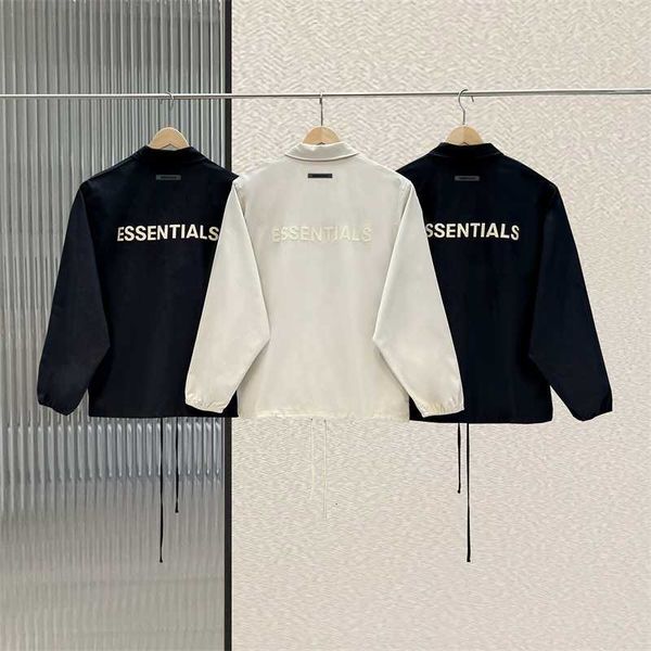 summer essentils new woven fabric jacket high street style back letter loose casual coat, Black;brown
summer essentils new woven fabric jacket high street style back letter loose casual coat, Black;brown