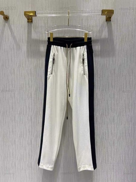 designer women clothes girl trousers side black stripe stitching britches size s-l zipper pocket decoration pants july28, Black;white
designer women clothes girl trousers side black stripe stitching britches size s-l zipper pocket decoration pants july28, Black;white