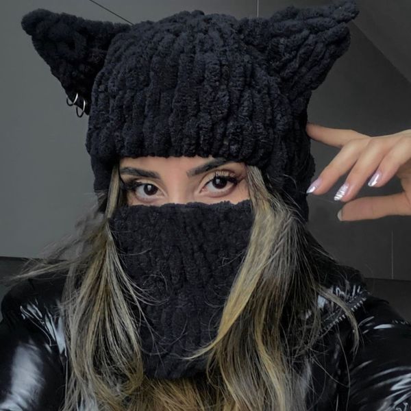 wide brim hats bucket winter hat cartoon knitting cute animal ear cosplay outdoor sport woolen caps windproof headwear balaclava 230803, Blue;gray
wide brim hats bucket winter hat cartoon knitting cute animal ear cosplay outdoor sport woolen caps windproof headwear balaclava 230803, Blue;gray