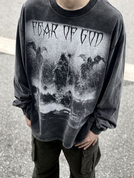 vintage tees long sleeve t-shirts oversized us size suprior retro printed black t shirt men women 10 styles 88112, Black;brown
vintage tees long sleeve t-shirts oversized us size suprior retro printed black t shirt men women 10 styles 88112, Black;brown