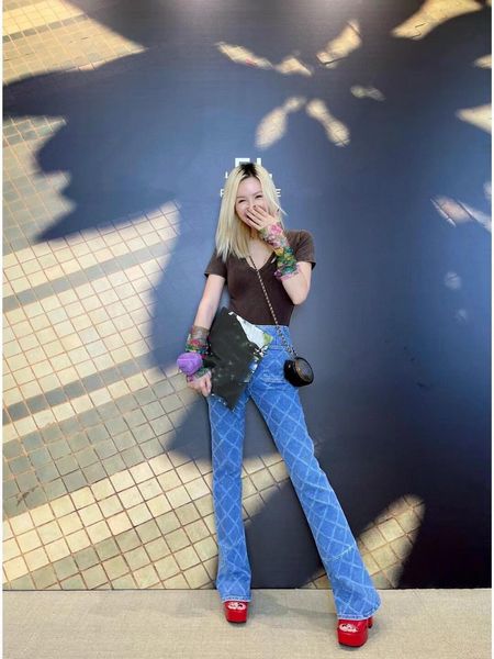 2023 designer womens jeans female retro designer jeans women's jacket female milan runway designer dress casual long-sleeved clothing s, Blue
2023 designer womens jeans female retro designer jeans women's jacket female milan runway designer dress casual long-sleeved clothing s, Blue