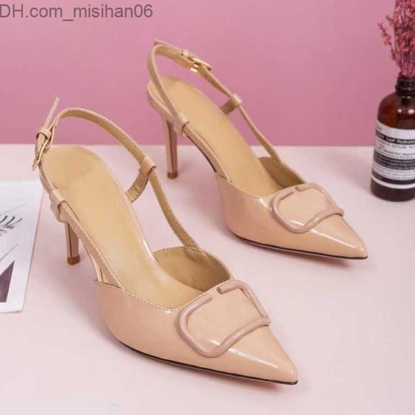 sandals new dress shoes sandals flat sandal metal buckle high heel shoes brand genuine leather pointed toe thin heels women shoes size 35-42, Black
sandals new dress shoes sandals flat sandal metal buckle high heel shoes brand genuine leather pointed toe thin heels women shoes size 35-42, Black