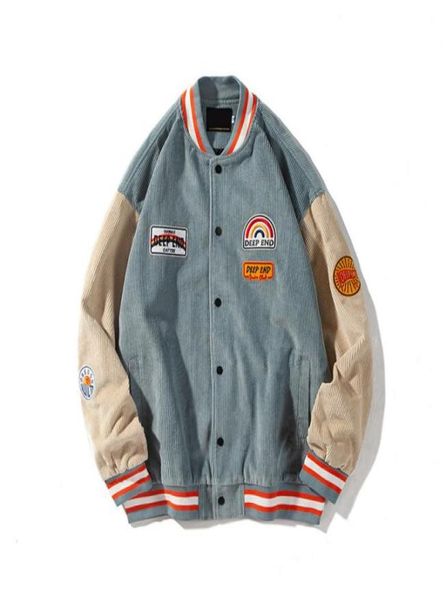 godlikeu men retro vintage street fashion loose jacket college corduroy embroidery baseball uniform49617422384234, Black;brown
godlikeu men retro vintage street fashion loose jacket college corduroy embroidery baseball uniform49617422384234, Black;brown