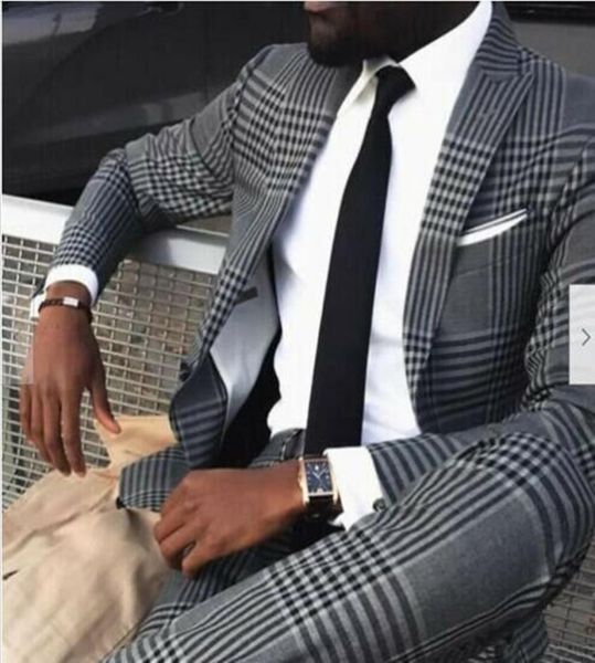 classic wedding tuxedos men039s suit slim fit suit for men coat business grey plaid mens suits slim fit groom party bridal tuxe3041798, Black;gray
classic wedding tuxedos men039s suit slim fit suit for men coat business grey plaid mens suits slim fit groom party bridal tuxe3041798, Black;gray