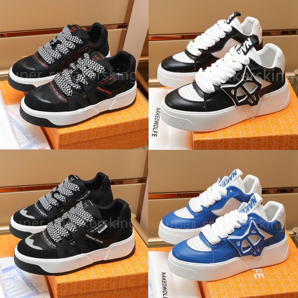 naked wolfes sneakers snatch casual shoes men trainer black white genuine leather lace up platform sneaker size 39-45
naked wolfes sneakers snatch casual shoes men trainer black white genuine leather lace up platform sneaker size 39-45