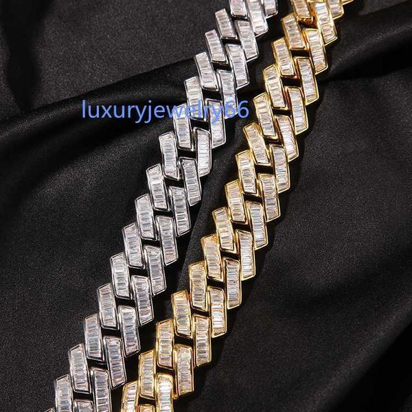 luxury design baguettes shape 12mm wide 925 silver cuban moissanite diamond necklace small link chain
luxury design baguettes shape 12mm wide 925 silver cuban moissanite diamond necklace small link chain