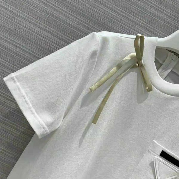 women's t-shirt designer p family 2022 summer new bowknot cotton short sleeve t-shirt round neck loose versatile casual fashion 6q8i, White
women's t-shirt designer p family 2022 summer new bowknot cotton short sleeve t-shirt round neck loose versatile casual fashion 6q8i, White