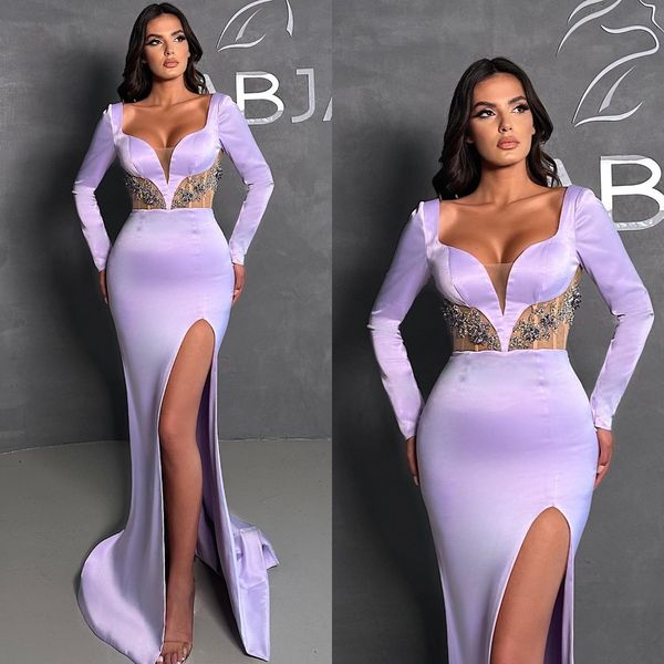 elegant lavender mermaid evening dresses v neck beads long sleeves formal party prom dress long dresses for special occasion, Black;red
elegant lavender mermaid evening dresses v neck beads long sleeves formal party prom dress long dresses for special occasion, Black;red
