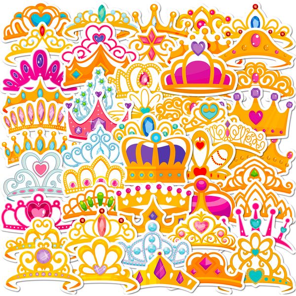 50pcs cartoon crown stickers waterproof vinyl stickers non-random for car bike luggage lapskateboard scrapbook water bottle decal
50pcs cartoon crown stickers waterproof vinyl stickers non-random for car bike luggage lapskateboard scrapbook water bottle decal