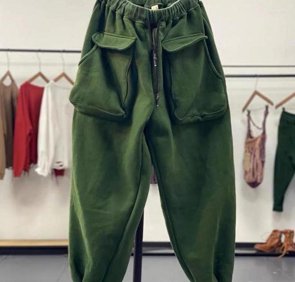 women039s pants 2023 spring autumn arts style women cotton pocket patchwork anklelength casual loose elastic waist harem p5789393035, Black;white
women039s pants 2023 spring autumn arts style women cotton pocket patchwork anklelength casual loose elastic waist harem p5789393035, Black;white