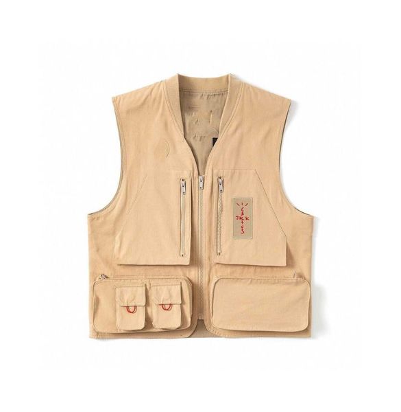 travis scot catus jack vest ts co branded tooling function zipper pocket jacket4598242, Black;white
travis scot catus jack vest ts co branded tooling function zipper pocket jacket4598242, Black;white